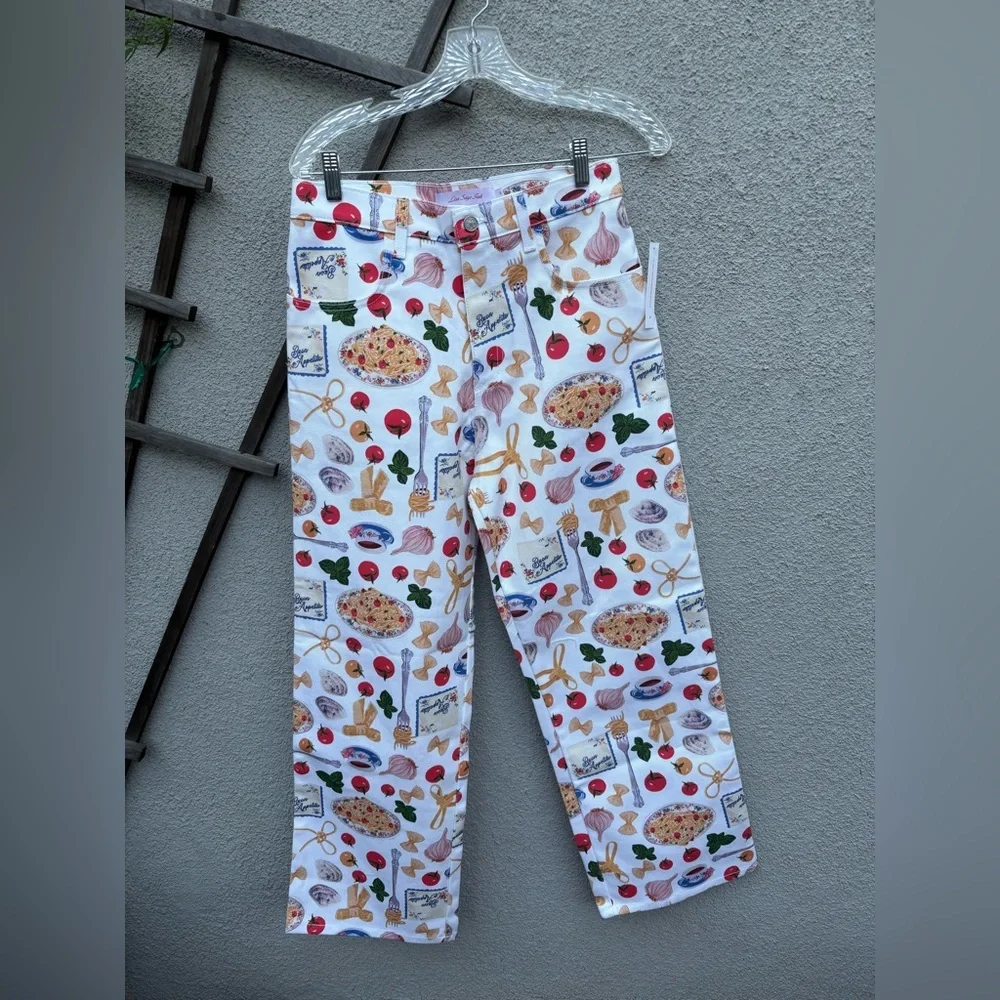 Lisa Says Gah White Pasta Buon Appetito Robyn Jeans New with Tags! - Picture 5 of 12